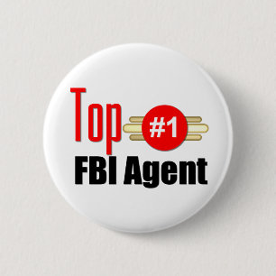 Spitzen-FBI-Agent Button
