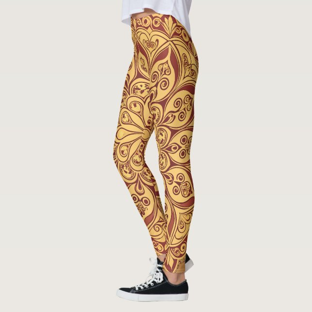 Spitzen-Labyrinth Leggings (Links)