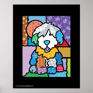 Spitzen-, Sandy O! Entwurf Poster