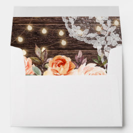 Spitzen, Streichleuchten, Blush & Peach Floral
