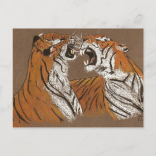 Spitzen-Tiger - Postkarte