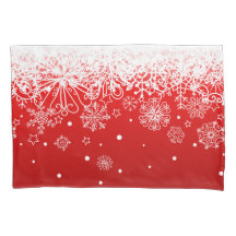 Spitzen- weißes Schneeflocke-Weihnachtsroter