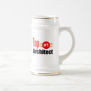 Spitzenarchitekt Bierglas