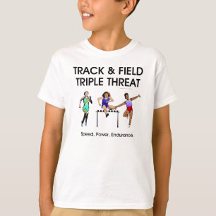 SPITZENbahn-Dreiergruppen-Drohung T-Shirt