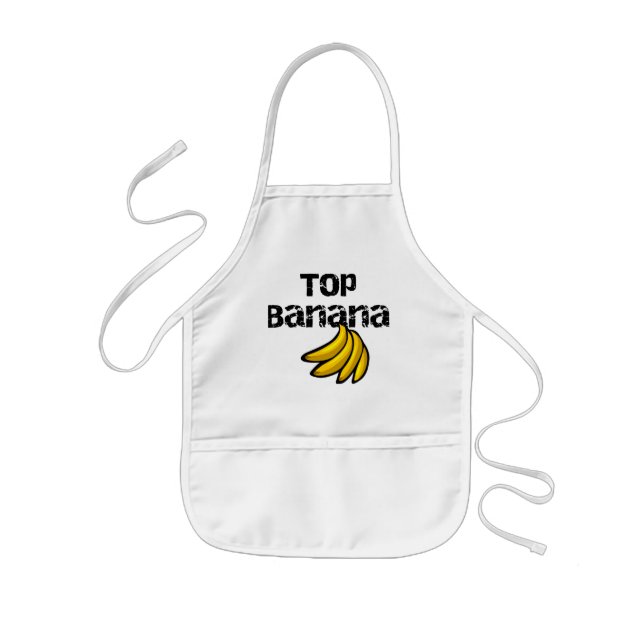 Spitzenbananen-T-Shirts und Geschenke Kinderschürze (Vorne)