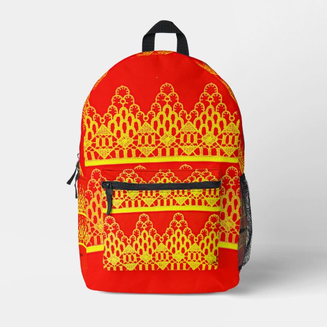 Spitzendruckbeutel Bedruckter Rucksack (Vorderseite)