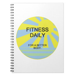 SPITZENFitness täglich Notizblock