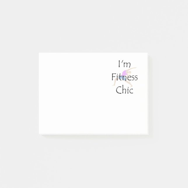 SPITZENFitnessChic Post-it Klebezettel (Vorderseite)