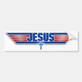 Spitzengewehr-Logo-Jesus Christus Autoaufkleber