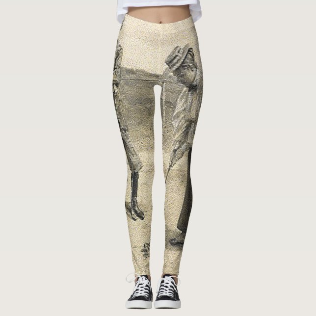 SPITZENgolf-Mädchen Leggings (Vorderseite)
