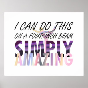 SPITZENgymnastik fantastisch Poster