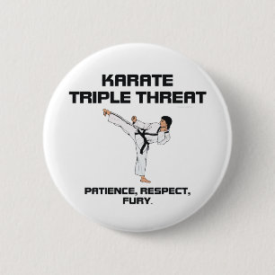 SPITZENkarate-Slogan Button