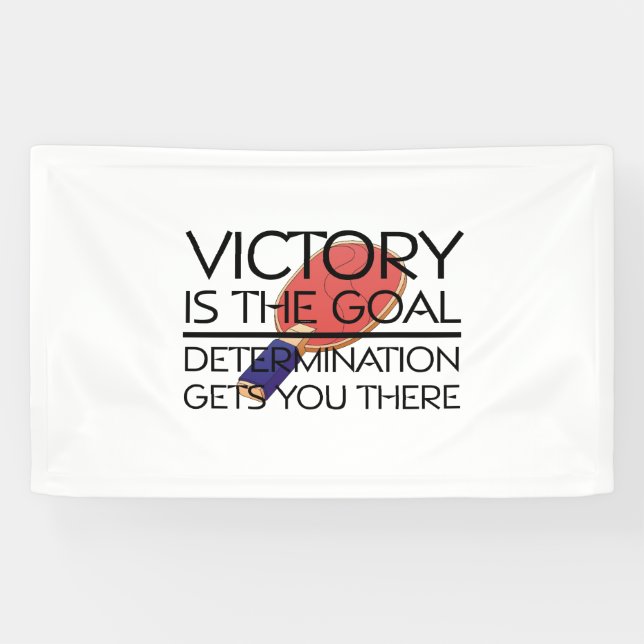 SPITZENKlingeln Pong Sieg Banner (Horizontal)
