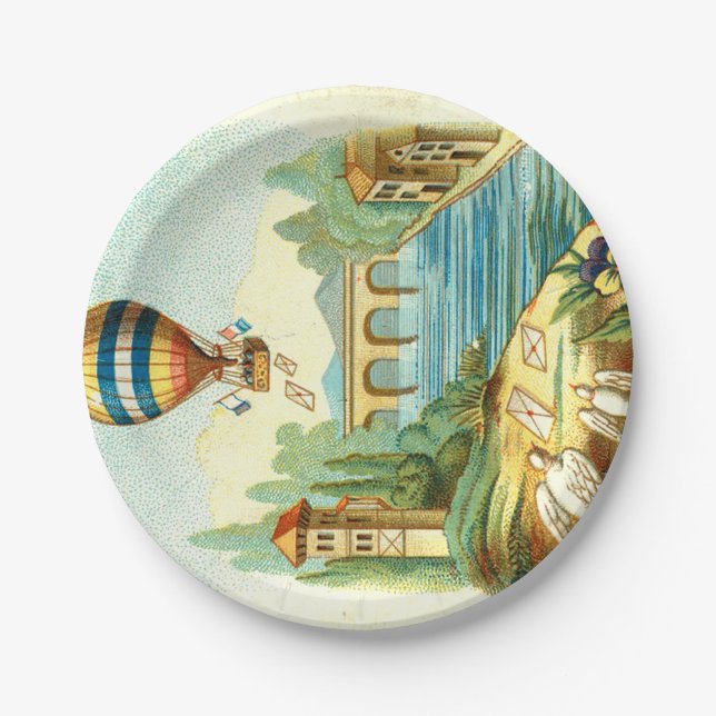 SPITZENluft-Reise Pappteller (Vorderseite)