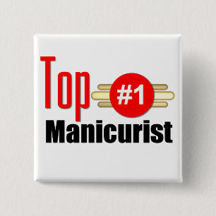 Spitzenmanikürist Button