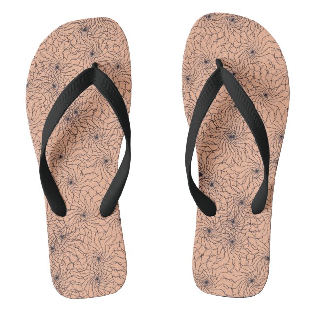 Spitzenmuster Flip Flops (Fußbett)
