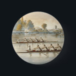 SPITZENrudersport Button<br><div class="desc">Klassisches Rudersportbild von zwei Teams auf der Themse,  die um die Rennenführung konkurriert.  Cool.  Angesagt.  Retro.  Groß für alles die Rudersportfans,  Rowers,  Rudersporttrainer und andere,  die nicht warten können,  um auf dem Wasser und der Reihe zu erhalten.  Groß für Männer oder Frauen.</div>