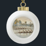 SPITZENrudersport Keramik Kugel-Ornament<br><div class="desc">Rudersportbild von den Archiven auf iPad Hüllen,  stationär,  Halsketten,  Verzierungen und anderen Geschenken. Groß für den Mann oder die Frau die Lieben,  ihren Schädel,  Kanu,  Kajak,  Rowboat oder anderes Wasserhandwerk auf den Fluss für Spaß,  Erholung oder das folgende große Rennen zu nehmen.</div>