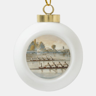 SPITZENrudersport Keramik Kugel-Ornament