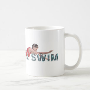 SPITZENSchwimmen-Mädchen-Schwimmen Kaffeetasse