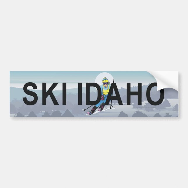 SPITZENski Idaho Autoaufkleber (Vorne)