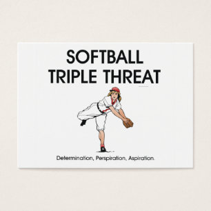SPITZENSoftball-Dreiergruppen-Drohung