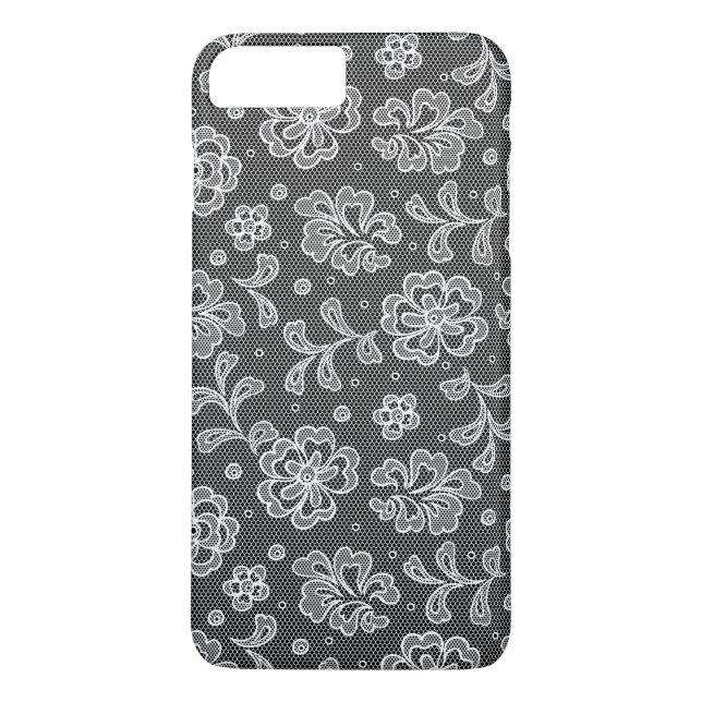 Spitzenstoffmuster 1 Case-Mate iPhone hülle (Rückseite)