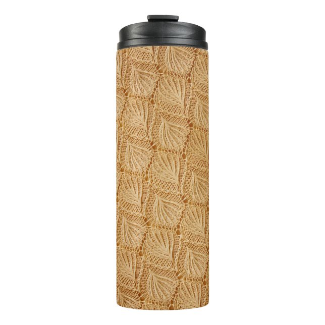 Spitzenstofftexturen Thermosbecher (Vorderseite)