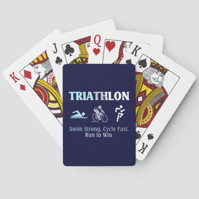 SPITZENTriathlon Spielkarten (Rückseite)