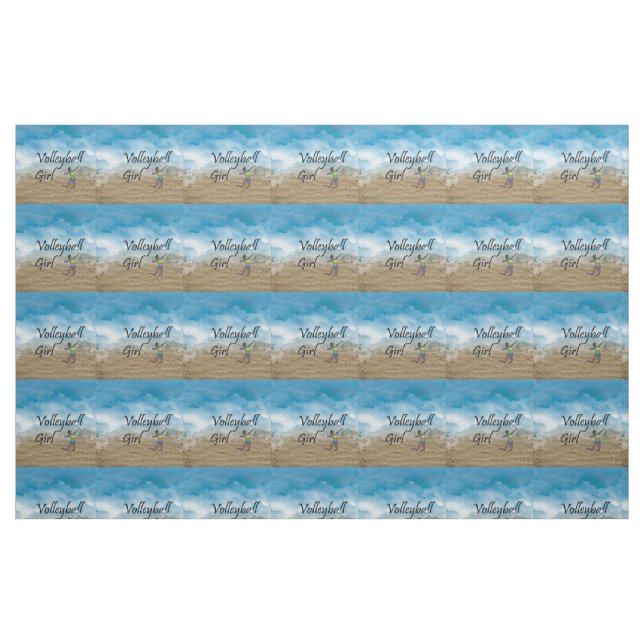 SPITZENVolleyball-Mädchen Stoff (Fat Quarter (45,7 x 55,9 cm))