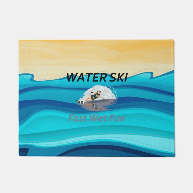 SPITZENwasser-Ski Fußmatte (Vorderseite)