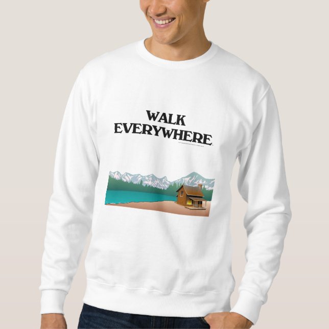 SPITZENweg überall Sweatshirt (Vorderseite)