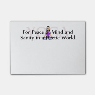SPITZENyoga-Slogan Post-it Klebezettel