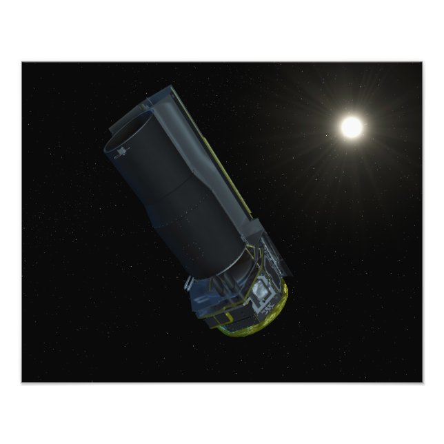 Spitzer bei sichtbarem Licht Fotodruck (Vorne)