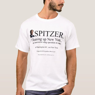 Spitzer, das NY aufräumt T-Shirt