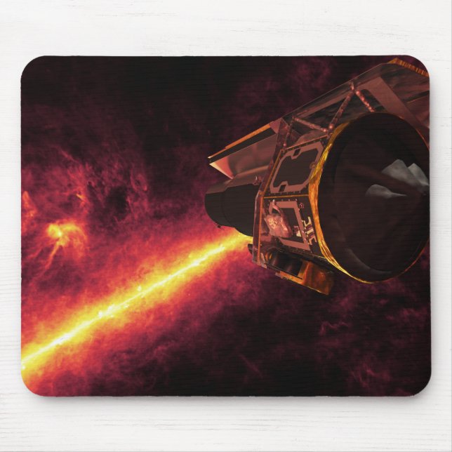 Spitzer gegen den Infrarothimmel gesehen Mousepad (Vorne)