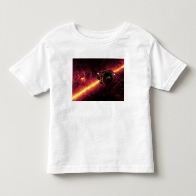 Spitzer gegen Infrarotstrahler gesehen 2 Kleinkind T-shirt (Vorderseite)