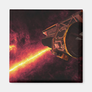 Spitzer gesehen gegen den Infrarothimmel Magnet