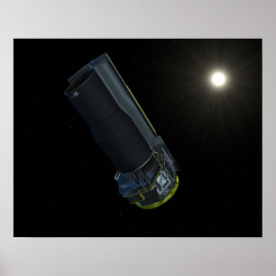 Spitzer gesehen im sichtbaren Licht Poster