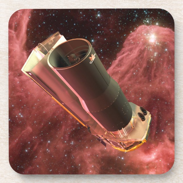 Spitzer Space Telescope Jubiläum Getränkeuntersetzer (Vorderseite)