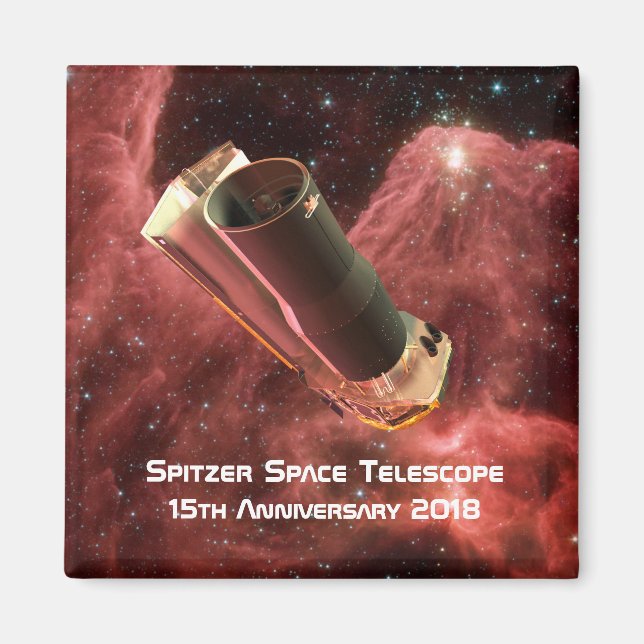 Spitzer Space Telescope Jubiläum Magnet (Vorne)