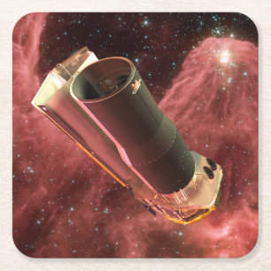 Spitzer Space Telescope Jubiläum Rechteckiger Pappuntersetzer