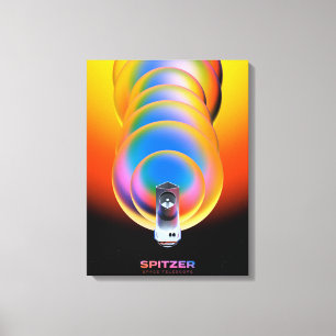 Spitzer Space Telescope Poster. Leinwanddruck