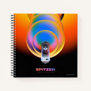 Spitzer Space Telescope Poster. Notizbuch