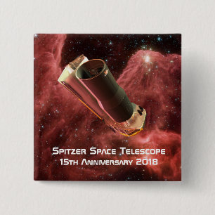 Spitzer Space Teleskop Button