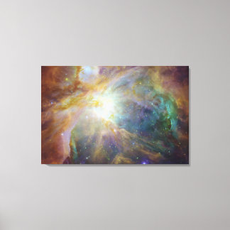 Spitzer und Hubble erstellen farbenfrohe Meisterwe Leinwanddruck