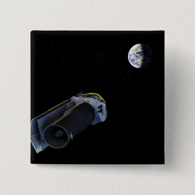 Spitzer zeigt seine Hochverstärkantenne Button (Vorderseite)