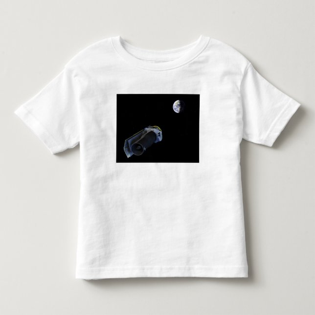Spitzer zeigt seine Hochverstärkantenne Kleinkind T-shirt (Vorderseite)