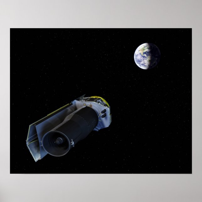 Spitzer zeigt seine Hochverstärkantenne Poster (Vorne)