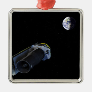 Spitzer zeigt seine Hochverstärkantenne Silbernes Ornament